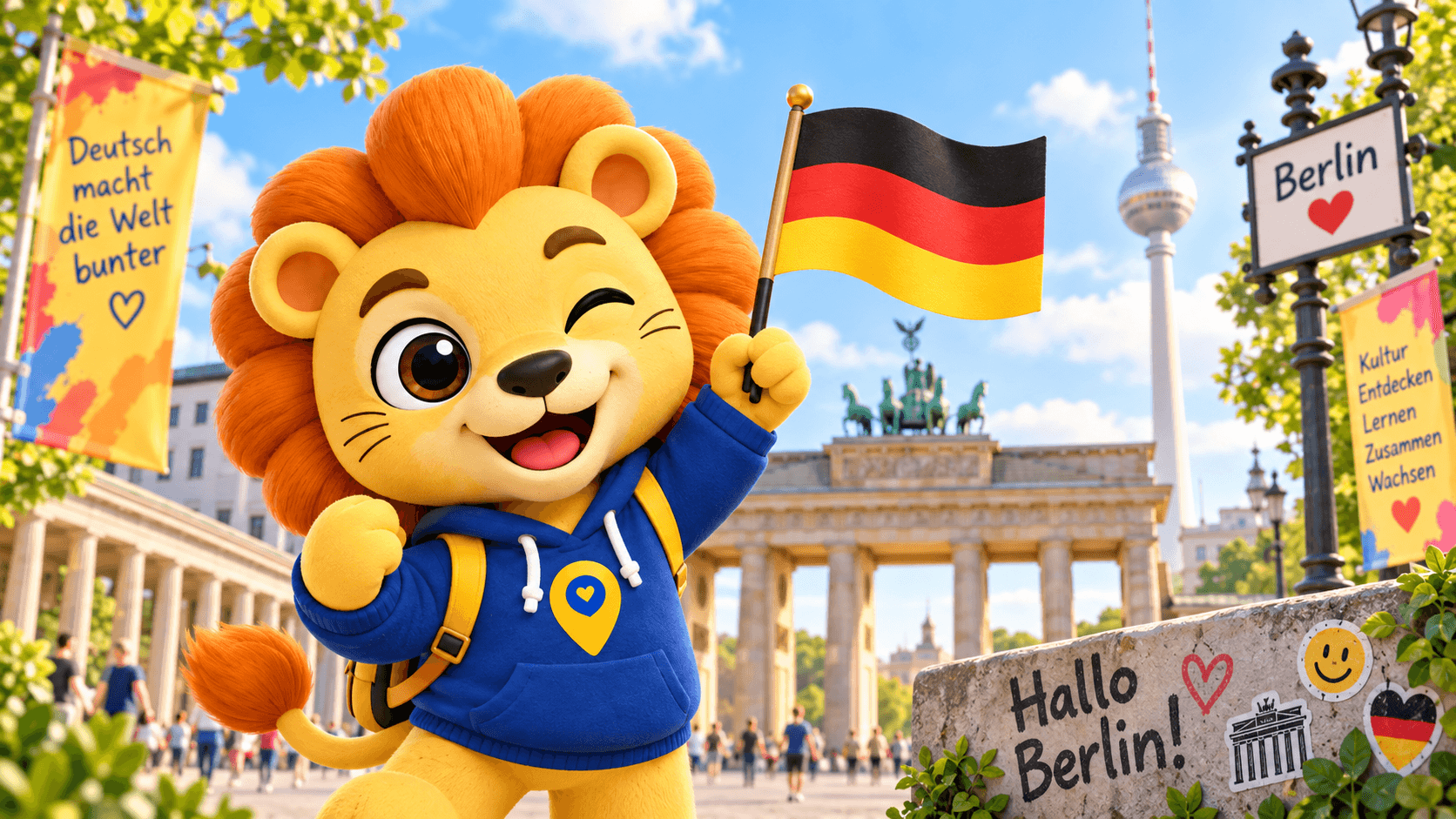 Where can kids learn German in Belgrade?